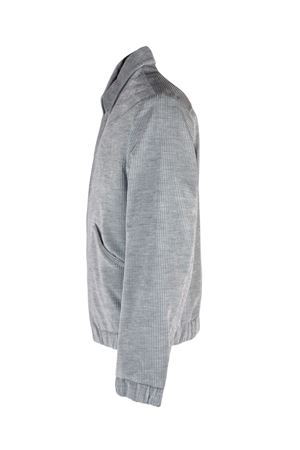 Gray ribbed cotton velvet jacket PT TORINO | TL2FGB090TORPG500210